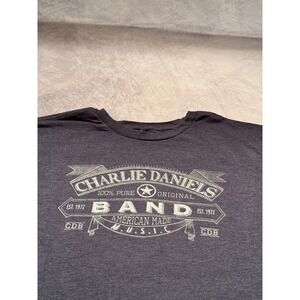 Charlie Daniels Band concert‎ tshirt blue 3XL NWOT